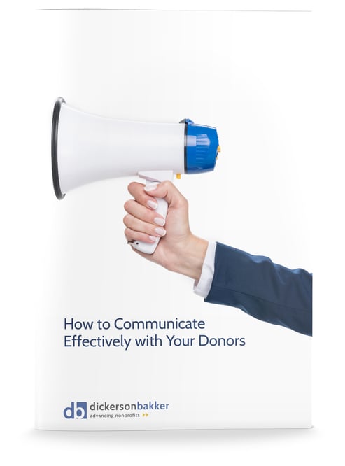 How to Communicate Effectively with Your Donors_3D ebook cover